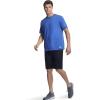 Russell Athletic Men’s Dri-Power Cotton Blend Short Sleeve T-Shirts, Moisture Wicking, Odor Protection, UPF 30+, Sizes S-4X(Retro Heather Royal)