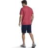 Russell Athletic Men’s Dri-Power Cotton Blend Short Sleeve T-Shirts, Moisture Wicking, Odor Protection, UPF 30+, Sizes S-4X(Vintage Heather Red)