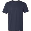 Russell Athletic Men’s Dri-Power Cotton Blend Short Sleeve T-Shirts, Moisture Wicking, Odor Protection, UPF 30+, Sizes S-4X(Marine)