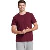 Russell Athletic Men’s Dri-Power Cotton Blend Short Sleeve T-Shirts, Moisture Wicking, Odor Protection, UPF 30+, Sizes S-4X(Maroon)