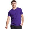 Russell Athletic Men’s Dri-Power Cotton Blend Short Sleeve T-Shirts, Moisture Wicking, Odor Protection, UPF 30+, Sizes S-4X(Purple)