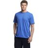 Russell Athletic Men’s Dri-Power Cotton Blend Short Sleeve T-Shirts, Moisture Wicking, Odor Protection, UPF 30+, Sizes S-4X(Retro Heather Royal)