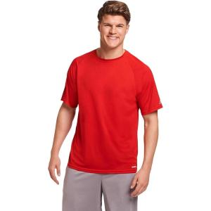 Russell Athletic Dri-power Men’s Mesh Short Sleeve Tee Shirt(True Red)