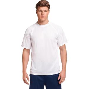 Russell Athletic Dri-power Men’s Mesh Short Sleeve Tee Shirt(White)