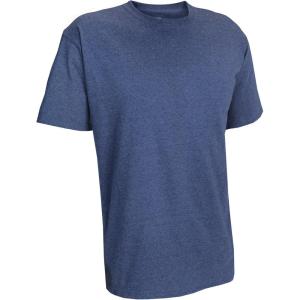 Russell Athletic Mens Basic Cotton T-Shirts(Vintage True Navy Heather)
