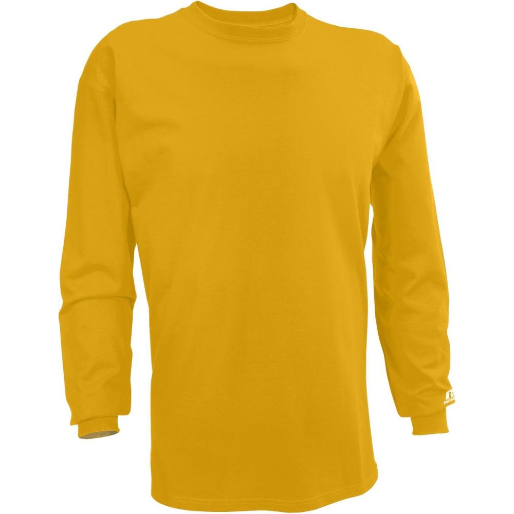 imageRussell Athletic Mens Short Sleeve DriPower TeeBasic Gold