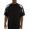 Russell Athletic Men’s Big & Tall Dri-Power Performance T-Shirt(Black/White)
