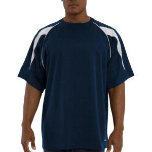 Russell Athletic Men’s Big & Tall Dri-Power Performance T-Shirt(Navy/White)