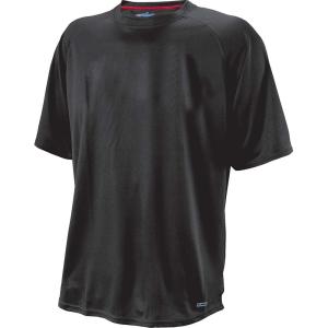 Russell Athletic Men’s Short Sleeve Dri-Power Tee(Black/True Red)