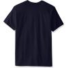 Russell Athletic Mens Soft 100% Cotton Midweight T-Shirt(Basic Navy)