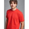 Russell Athletic Mens Soft 100% Cotton Midweight T-Shirt(Red)