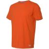 Russell Athletic Mens Soft 100% Cotton Midweight T-Shirt(Light Orange)