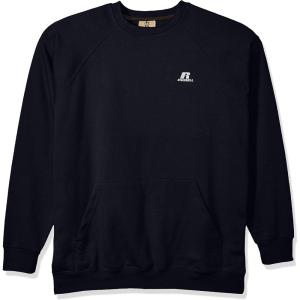 Russell Athletic Men’s Big and Tall Fleece Pull Over with Pouch Pkt W/Lc R(Navy)