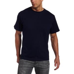 Russell Athletic Mens Soft 100% Cotton Midweight T-Shirt(Basic Navy)