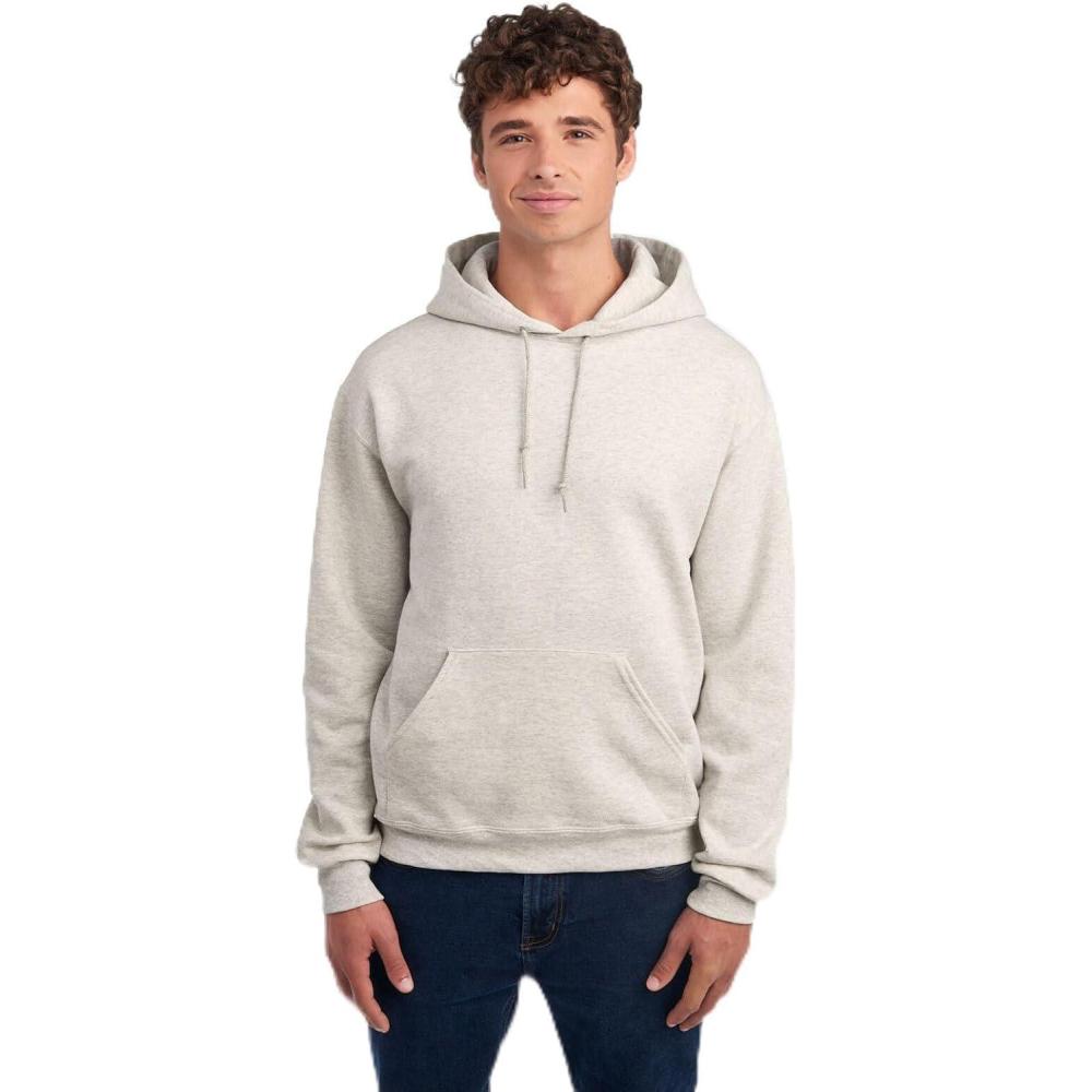 image:imageJerzees Mens NuBlend Fleece Hoodies amp Sweatshirts Cotton Blend Sizes S3XHoodie Oatmeal Heather