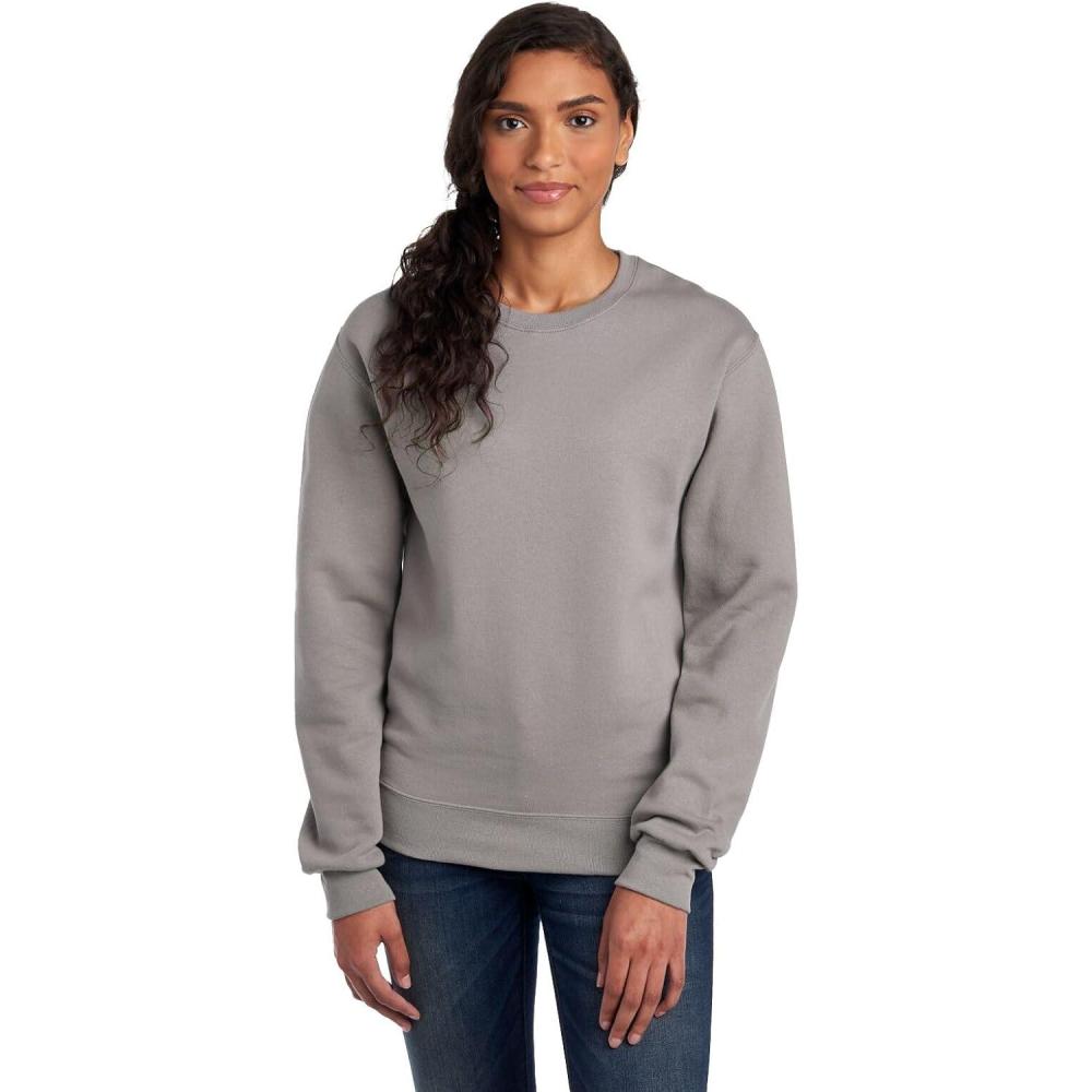 image:imageJerzees Mens NuBlend Fleece Hoodies amp Sweatshirts Cotton Blend Sizes S3XSweatshirt  Rock