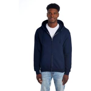 Jerzees Men’s NuBlend Fleece Hoodies & Sweatshirts, Cotton Blend, Sizes S-3X(Full Zip – Navy)
