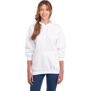 Jerzees Men’s NuBlend Fleece Hoodies & Sweatshirts, Cotton Blend, Sizes S-3X(Hoodie – White)