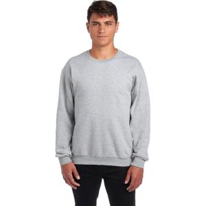 Jerzees Men’s NuBlend Fleece Hoodies & Sweatshirts, Cotton Blend, Sizes S-3X(Sweatshirt – Heather Grey)