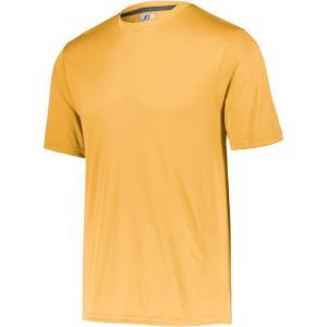 Russell Athletic Men’s Short Sleeve Performance T-Shirt(Gold)
