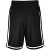 Russell Athletic Mens Legacy Men’s Basketball Shorts(Black/White)