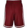 Russell Athletic Mens Legacy Men’s Basketball Shorts(Cardinal/White)
