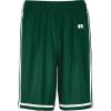 Russell Athletic Mens Legacy Men’s Basketball Shorts(Dark Green/White)