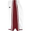 Russell Athletic Mens Legacy Men’s Basketball Shorts(White/Cardinal)