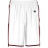 Russell Athletic Mens Legacy Men’s Basketball Shorts(White/Cardinal)