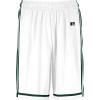 Russell Athletic Mens Legacy Men’s Basketball Shorts(White/Dark Green)