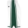 Russell Athletic Mens Legacy Men’s Basketball Shorts(White/Dark Green)