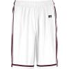 Russell Athletic Mens Legacy Men’s Basketball Shorts(White/Maroon)