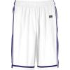 Russell Athletic Mens Legacy Men’s Basketball Shorts(White/Purple)