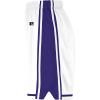 Russell Athletic Mens Legacy Men’s Basketball Shorts(White/Purple)