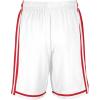 Russell Athletic Mens Legacy Men’s Basketball Shorts(White/True Red)