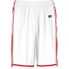 Russell Athletic Mens Legacy Men’s Basketball Shorts(White/True Red)