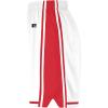 Russell Athletic Mens Legacy Men’s Basketball Shorts(White/True Red)