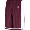 Russell Athletic Mens Legacy Men’s Basketball Shorts(Maroon/White)