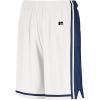 Russell Athletic Mens Legacy Men’s Basketball Shorts(White/Navy)