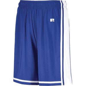Russell Athletic Mens Legacy Men’s Basketball Shorts(Royal/White)