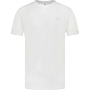 Russell Athletic Men’s Dri-Power Cotton Blend Short Sleeve T-Shirts, Moisture Wicking, Odor Protection, UPF 30+, Sizes S-4X(White)