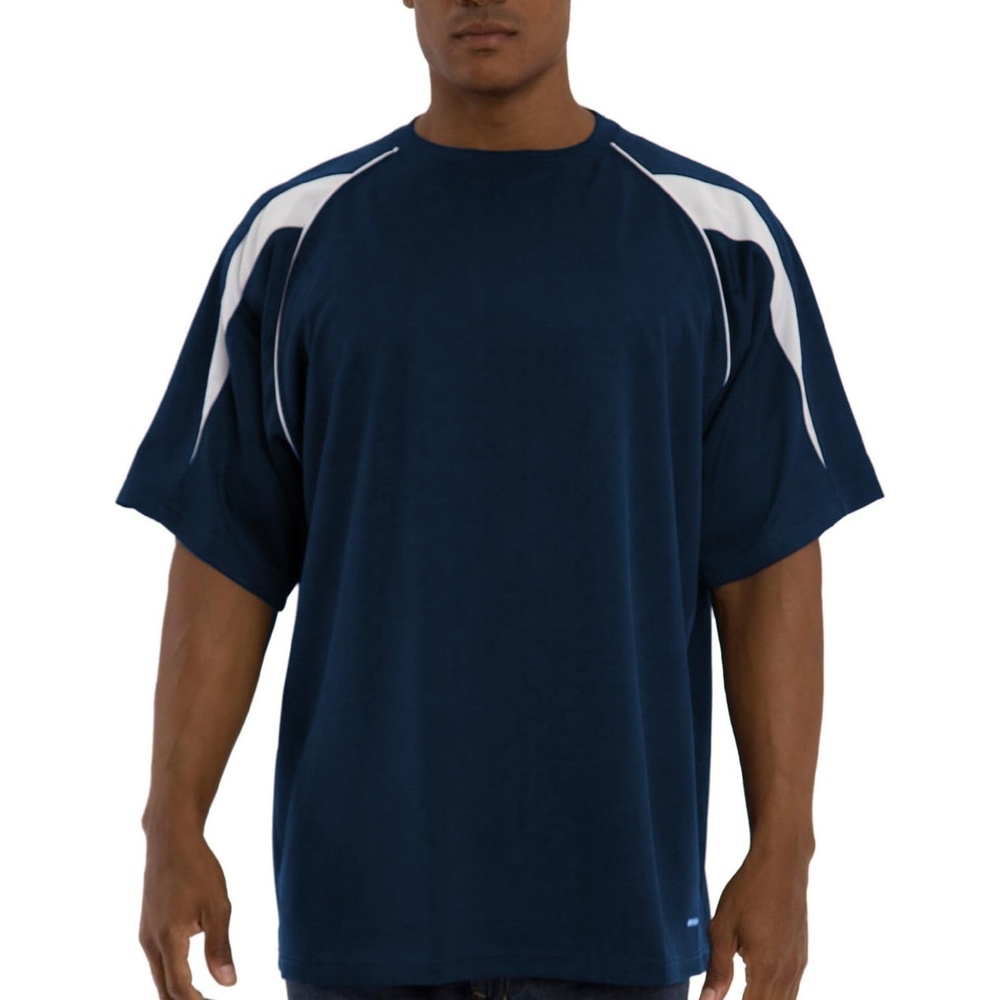 image:imageRussell Athletic Mens Big amp Tall DriPower Performance TShirtNavyWhite